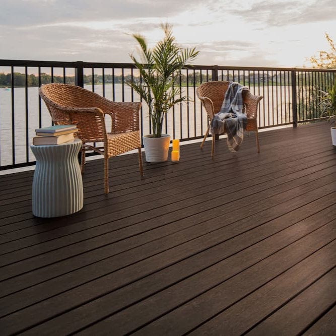 Armadillo Composite Decking Twilight / 12' Grooved Armadillo Evolution Series Composite Decking