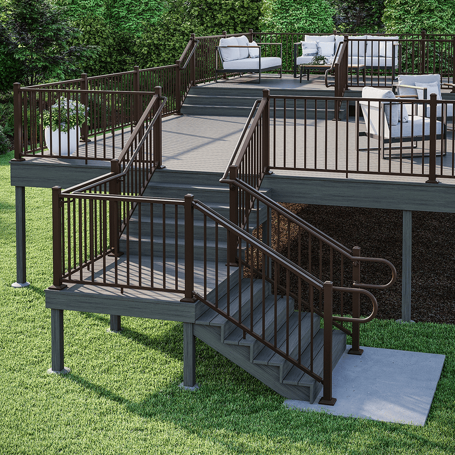 Deckorators ADA Secondary Hand Rail Deckorators ADA Secondary Handrail Components