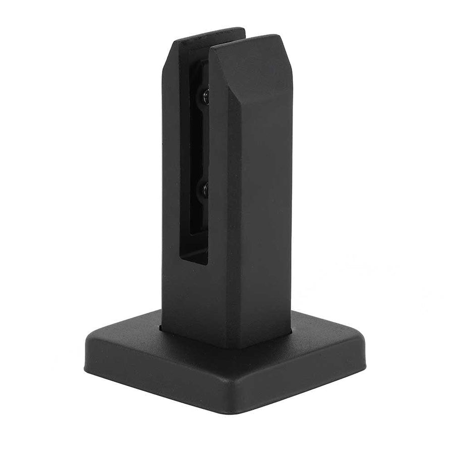IG Railing Frameless Glass Railing Matte Black Glass Spigot for IG Railing Frameless Glass