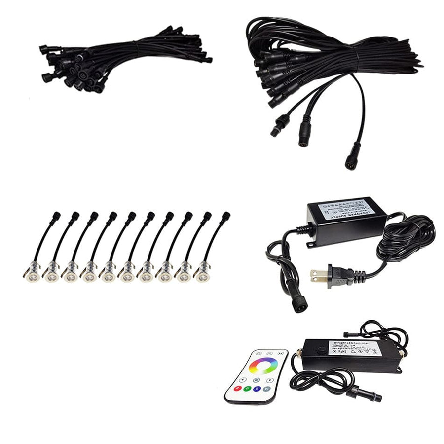 IG Railing IG Railing Low Voltage Lighting 10 light kit w/ Wi-Fi Controller IG Railing Lighting