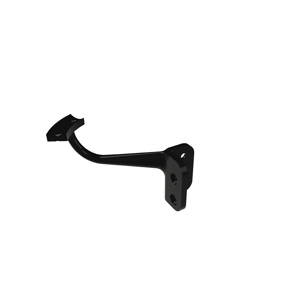 Keylink ADA Secondary Hand Rail Textured Black / 6" Corner Mounting Bracket Keylink ADA Secondary Hand Rail Components