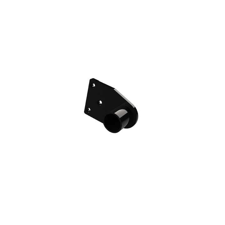 Keylink ADA Secondary Hand Rail Textured Black / Gate Return Keylink ADA Secondary Hand Rail Components