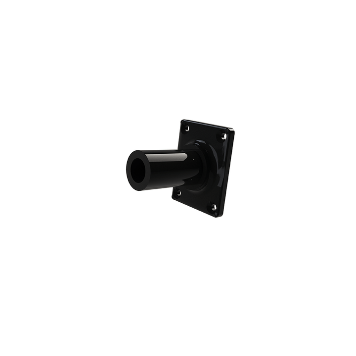 Keylink ADA Secondary Hand Rail Textured Black / Straight Wall Bracket with Ring Keylink ADA Secondary Hand Rail Components