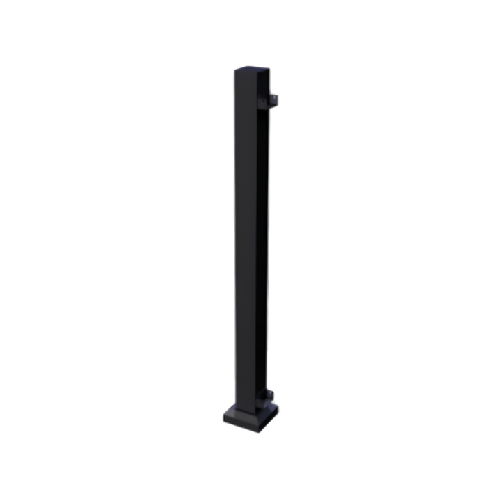 Keylink Aluminum Railing Textured Black / End Post Keylink Discovery Series Surface Mount Aluminum Posts