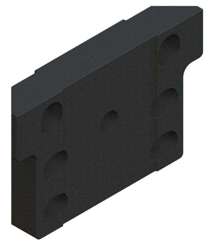 Keylink Chesapeake Series Bracket Textured Black / 2 Pack / Reducer Bracket for 2-1/2" Posts Keylink Chesapeake Series Additional Bracket Kit