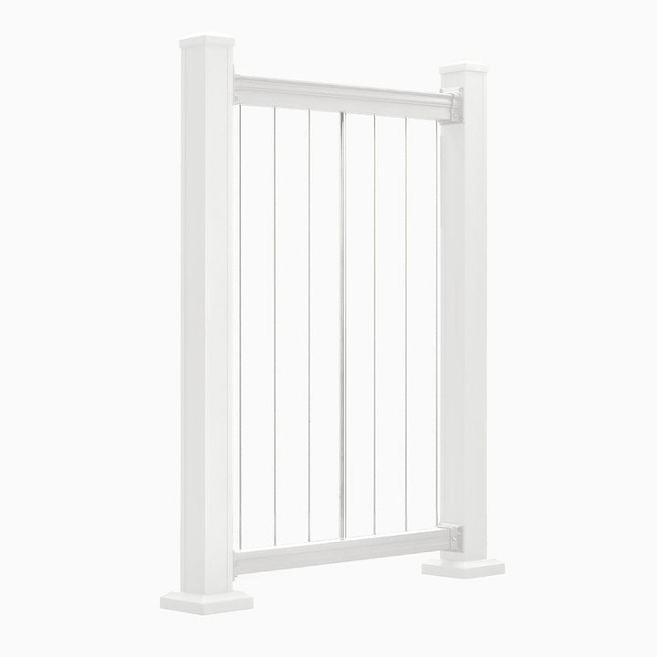 Keylink Vertical Cable Rail Matte White / 36" / 6' Level Keylink American Series Vertical Cable Railing System