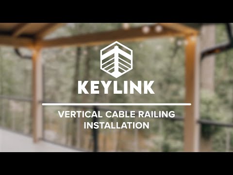 Keylink Chesapeake Series Vertical Cable Drink Railing