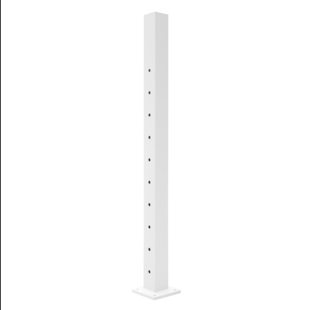 Deckorators Deckorators Cable Railing Posts ALX 2-1/2" Horizontal Cable Rail Posts | Deckorators