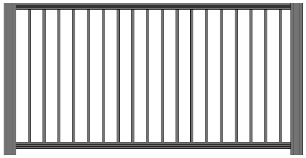 Keylink Chesapeake Square Baluster Railing Keylink Chesapeake Series Square Baluster Railing