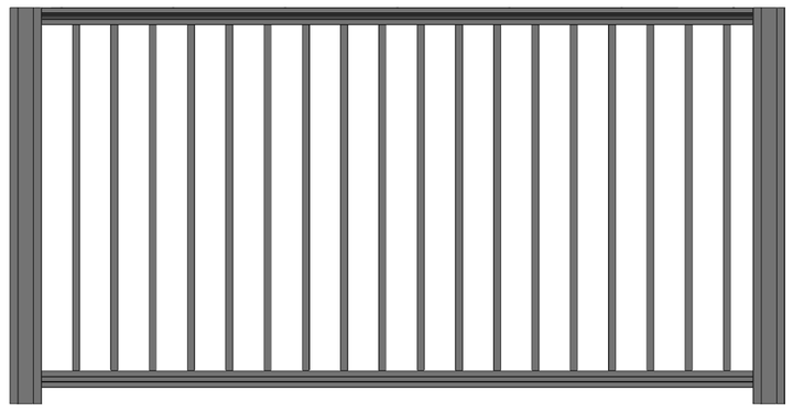 Keylink Chesapeake Square Baluster Railing Keylink Chesapeake Series Square Baluster Railing