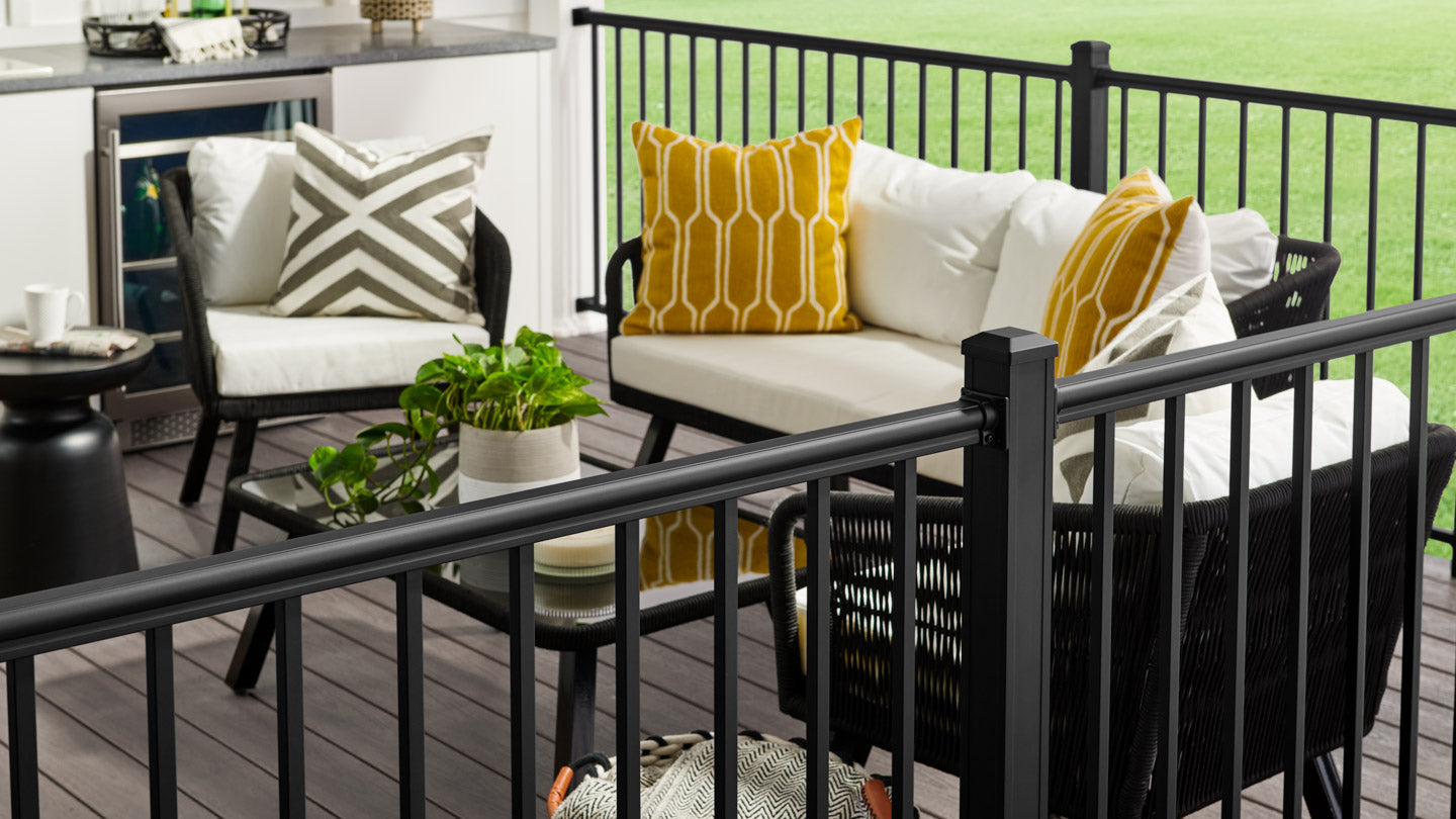 What is the best material for deck railing?