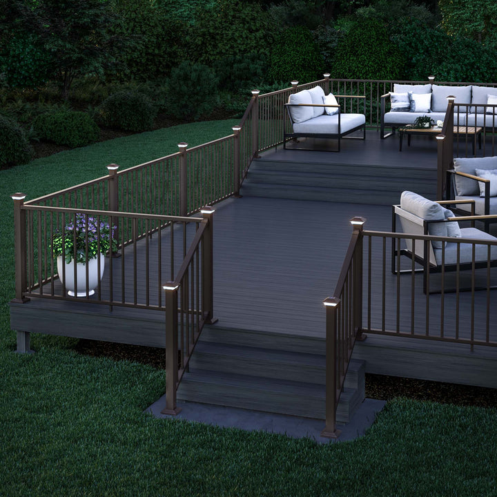 Deckorators ALX Contemporary 2-1/2" Solar Post Cap