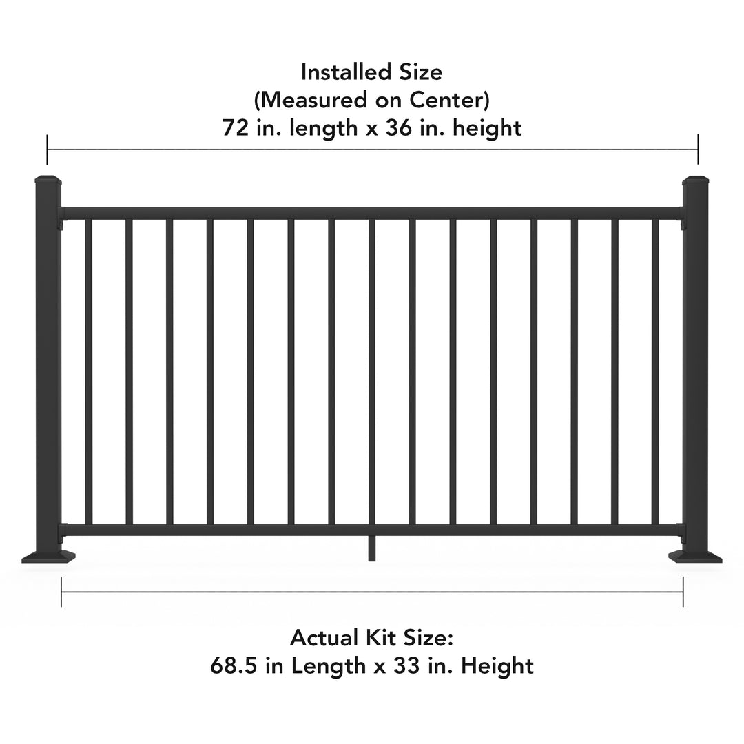 Deckorators ALX Contemporary Rectangle Rail Kit