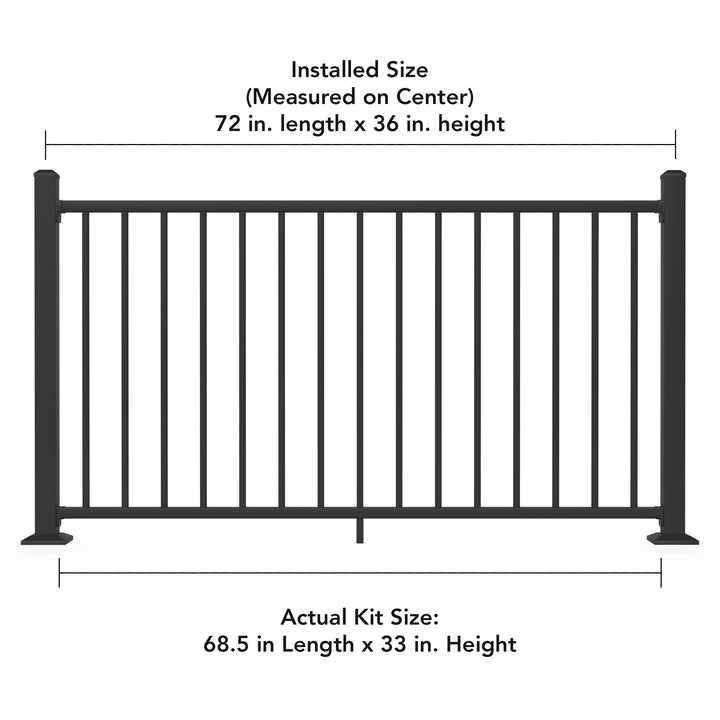 Deckorators ALX Contemporary Rectangle Rail Kit