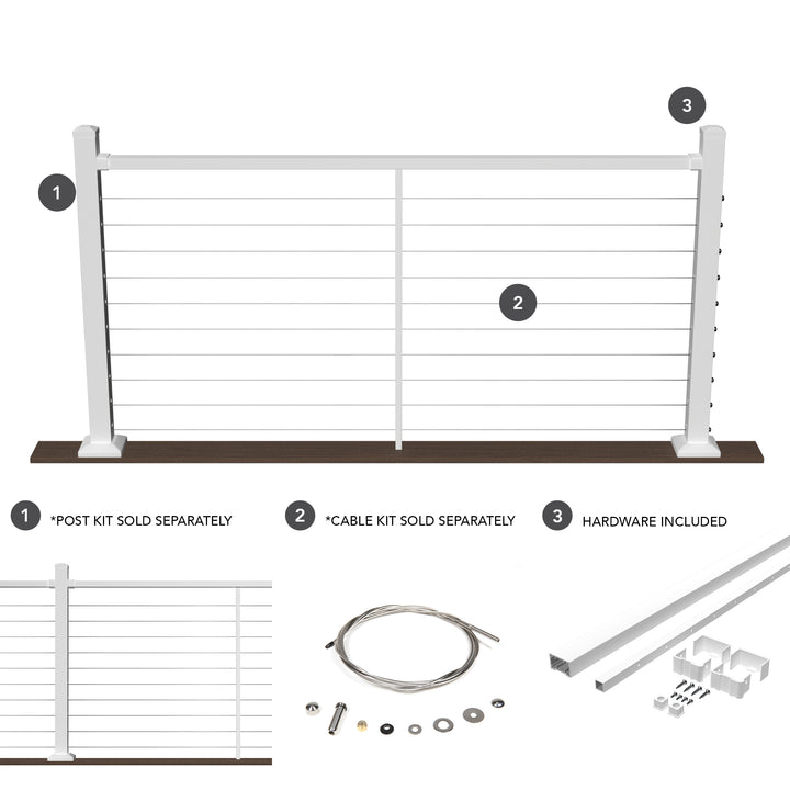 Deckorators Contemporary Cable Deck Railing Kit
