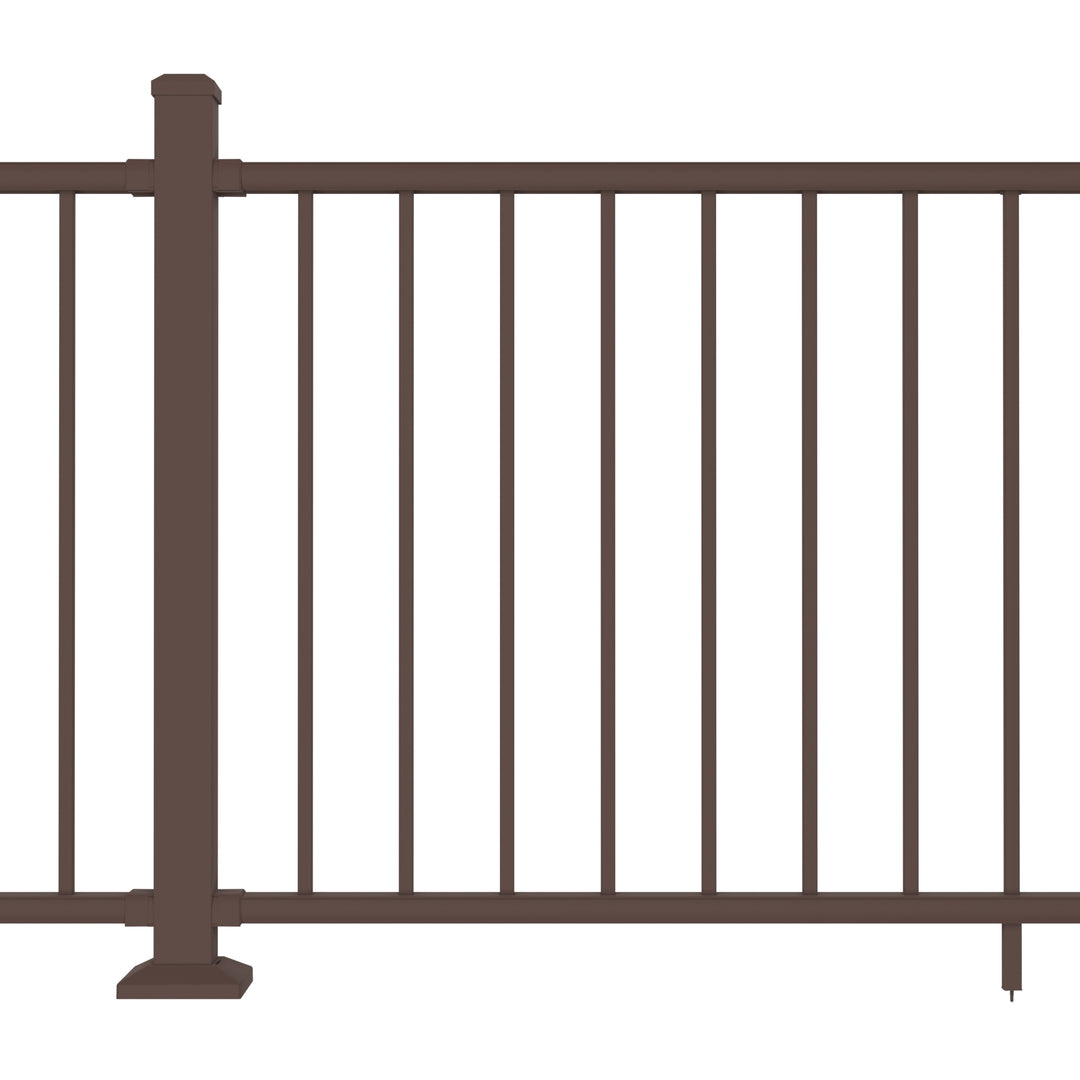 Deckorators Rapid Rail Square Baluster Aluminum Railing Kit