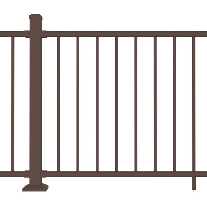 Deckorators Rapid Rail Square Baluster Aluminum Railing Kit