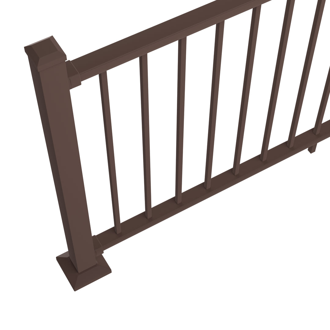 Deckorators Rapid Rail Square Baluster Aluminum Railing Kit