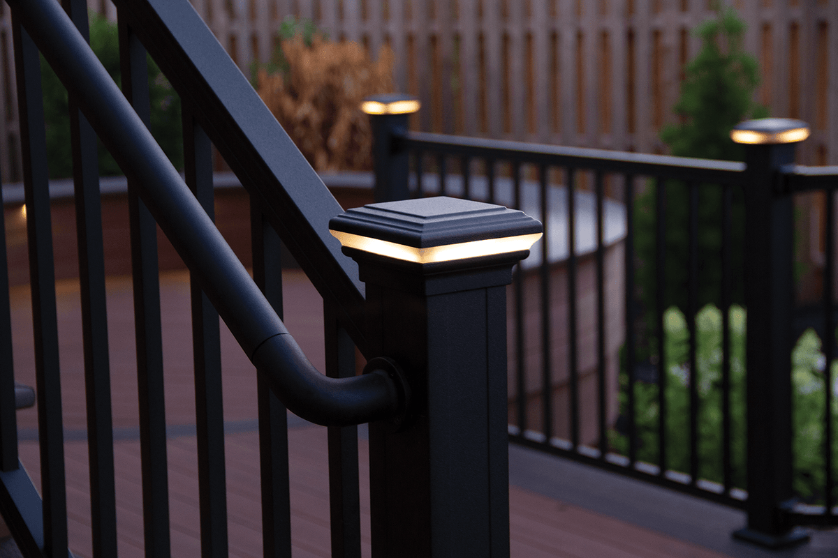 Deck Railing Lights and Post Cap Lighting