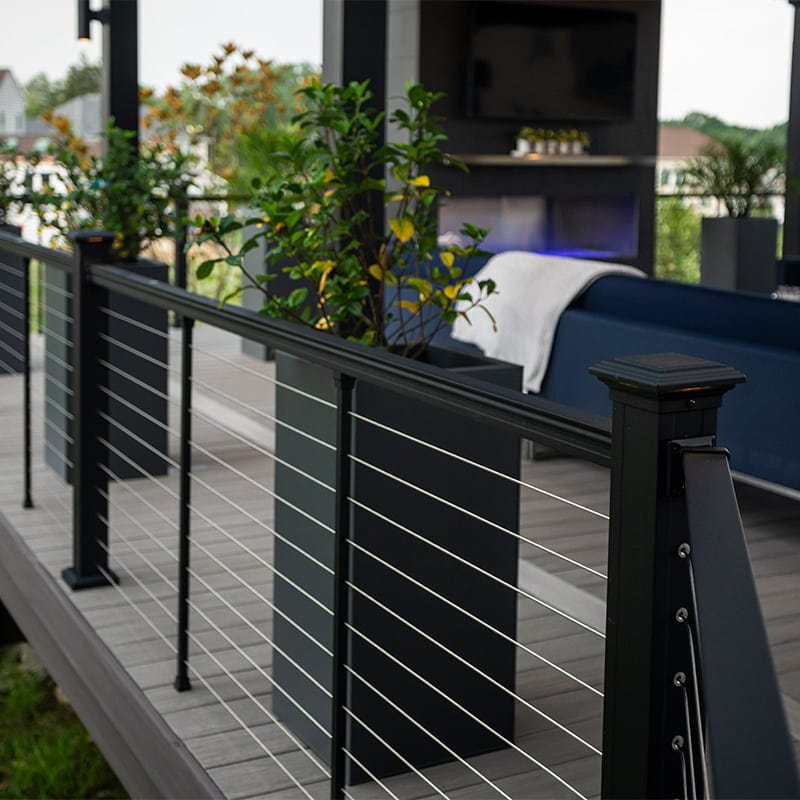 Keylink Chesapeake Series Top Rail Cable Drink Rail Kit – INSO Supply