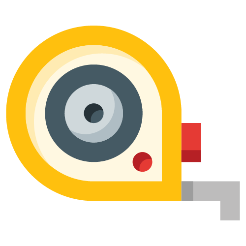Logo of a Measuring Tape