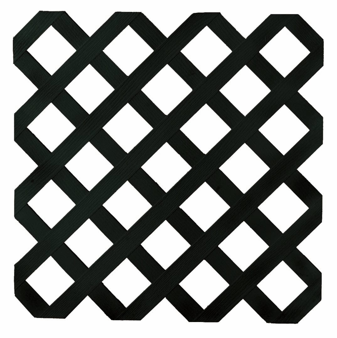 Deckorators Lattice Black / 4x8 Deckorators Classic Diamond Lattice