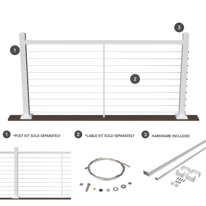 Deckorators Deckorators Cable Railing Deckorators Contemporary Cable Deck Railing Kit