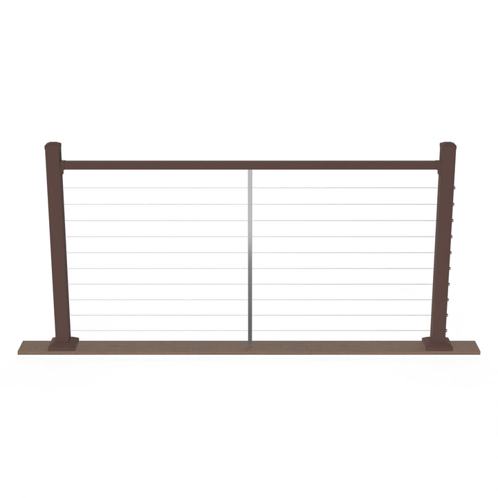 Deckorators Deckorators Cable Railing Textured Weathered Brown / 36" Level / 6&