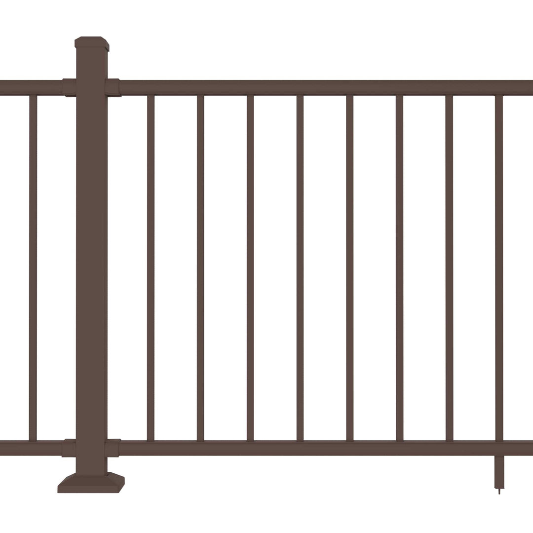 Deckorators Deckorators Rapid Rail Deckorators Rapid Rail Square Baluster Aluminum Railing Kit
