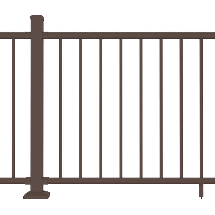 Deckorators Deckorators Rapid Rail Deckorators Rapid Rail Square Baluster Aluminum Railing Kit