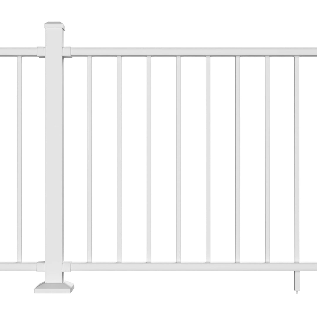 Deckorators Deckorators Rapid Rail Deckorators Rapid Rail Square Baluster Aluminum Railing Kit