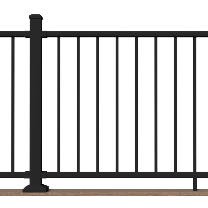 Deckorators Deckorators Rapid Rail Deckorators Rapid Rail Square Baluster Aluminum Railing Kit