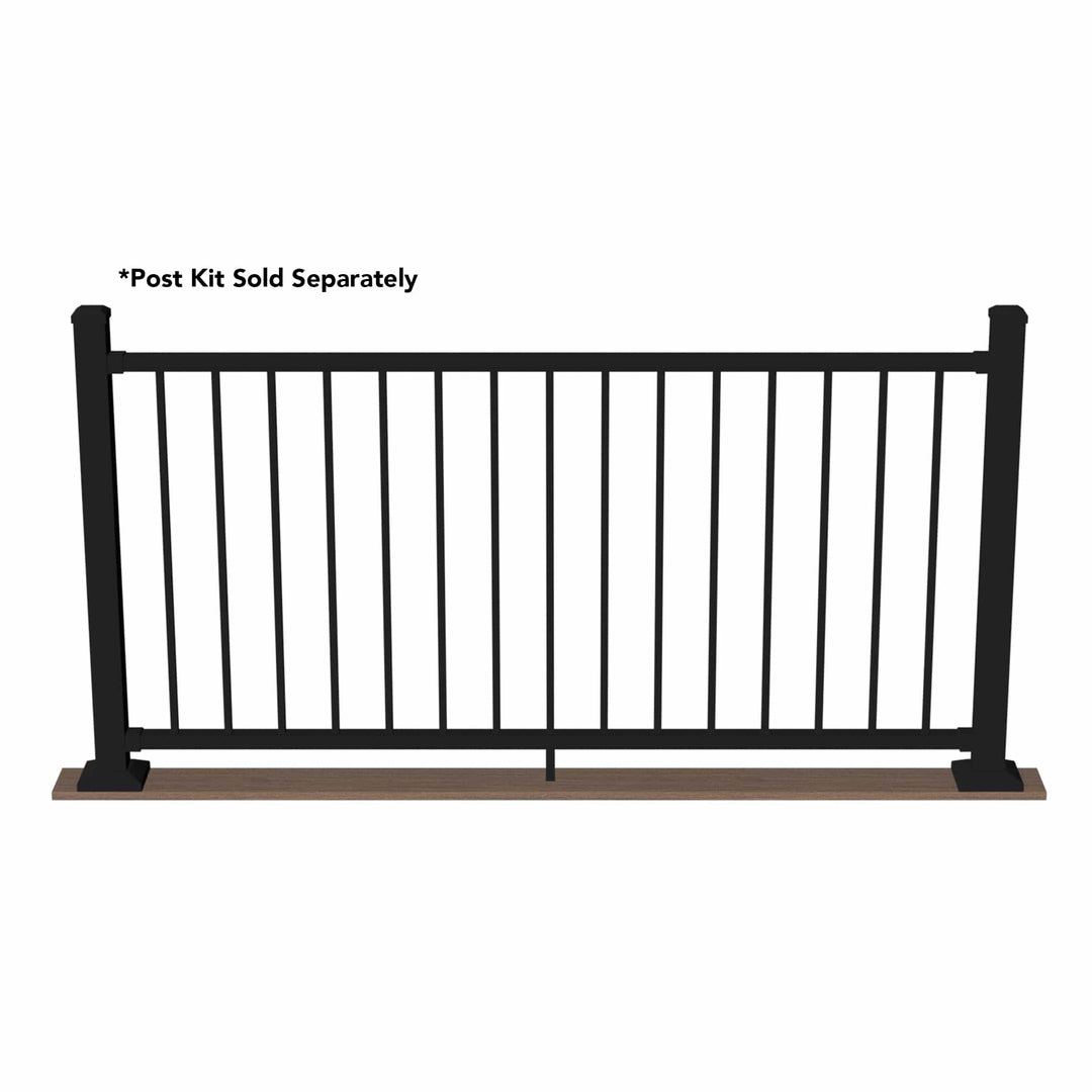 Deckorators Deckorators Rapid Rail Deckorators Rapid Rail Square Baluster Aluminum Railing Kit