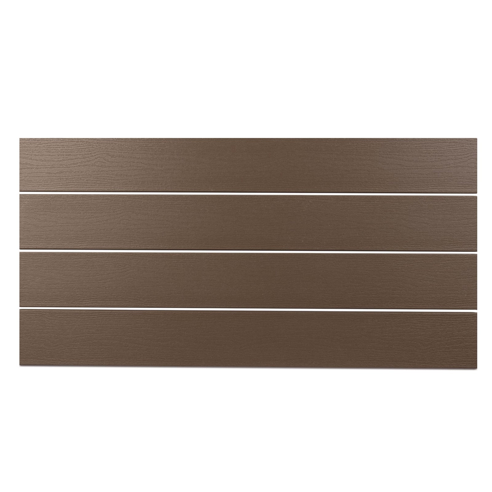 Deckorators Fence Panel Brown Deckorators Privacy Screen Reversible WPC Infill Board Kit (4-Pack)