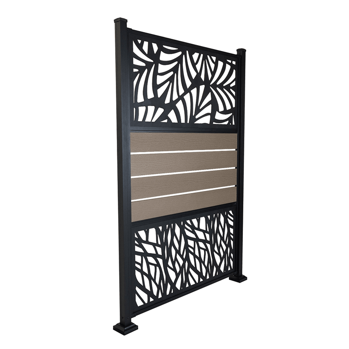 Deckorators Fence Panel Deckorators Privacy Screen Reversible WPC Infill Board Kit (4-Pack)