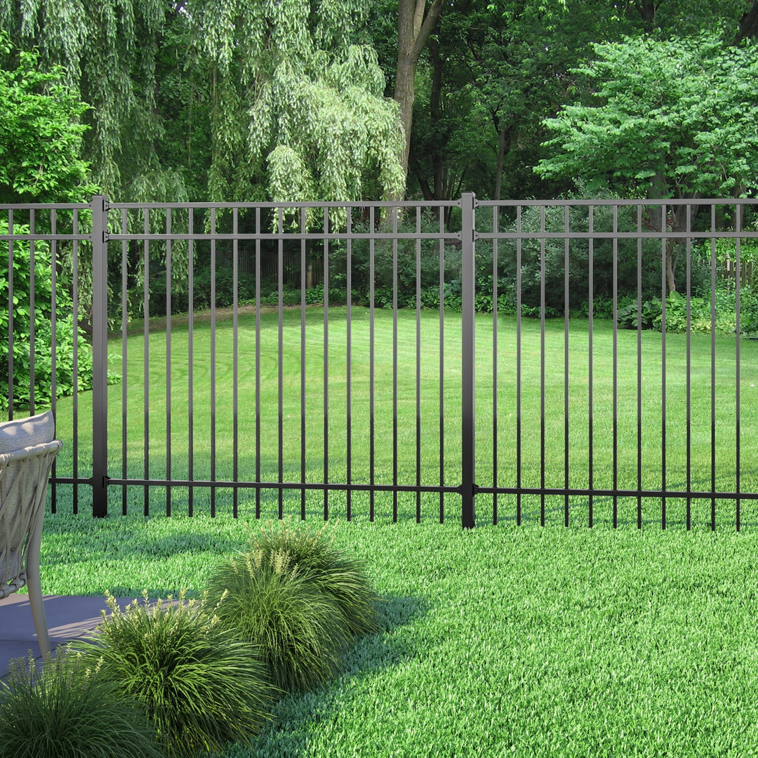 Deckorators Fence Panel Deckorators Ready-To-Assemble Aluminum Fence Panel Kit