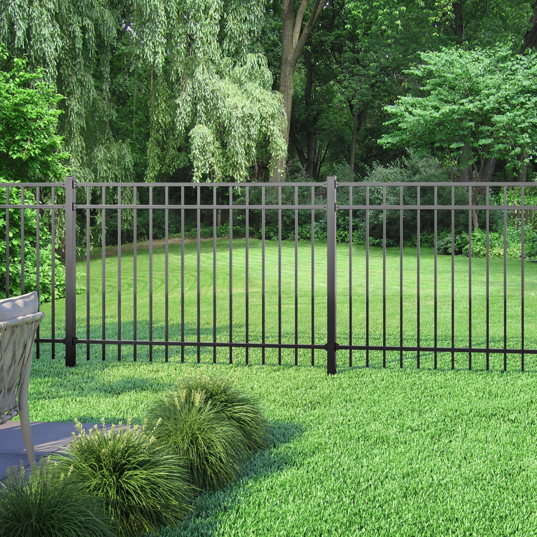 Deckorators Fence Panel Deckorators Ready-To-Assemble Aluminum Fence Panel Kit