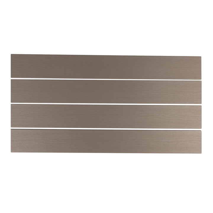Deckorators Fence Panel Gray Deckorators Privacy Screen Reversible WPC Infill Board Kit (4-Pack)