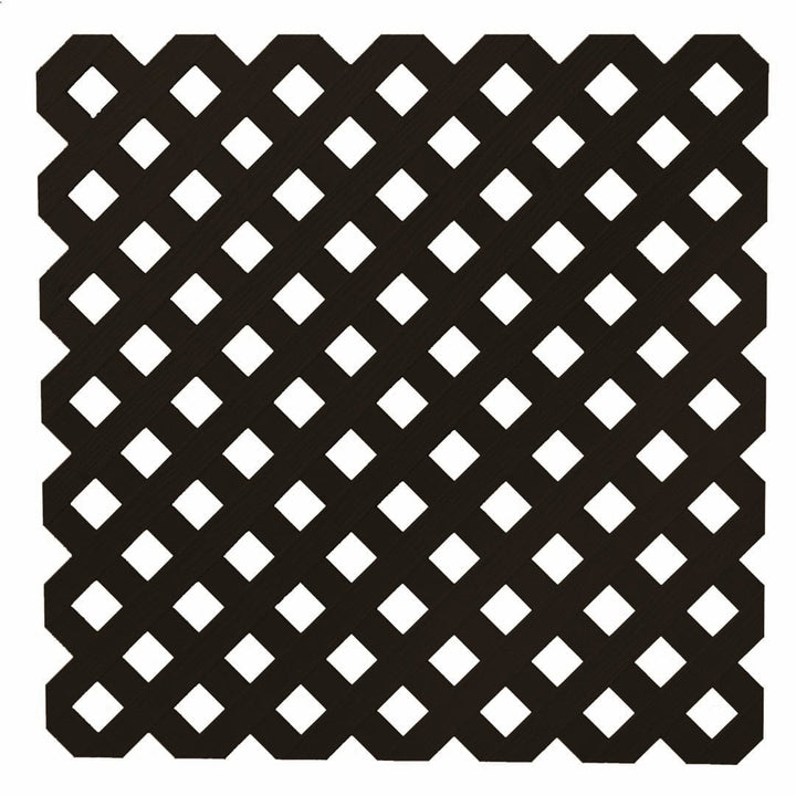 Deckorators Lattice Black / 4x8 Deckorators Privacy Diamond Lattice (4x8)