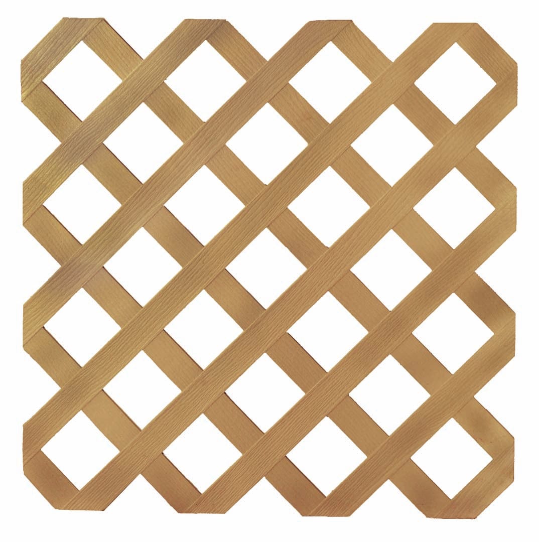 Deckorators Lattice Cedar / 4x8 Deckorators Classic Diamond Lattice