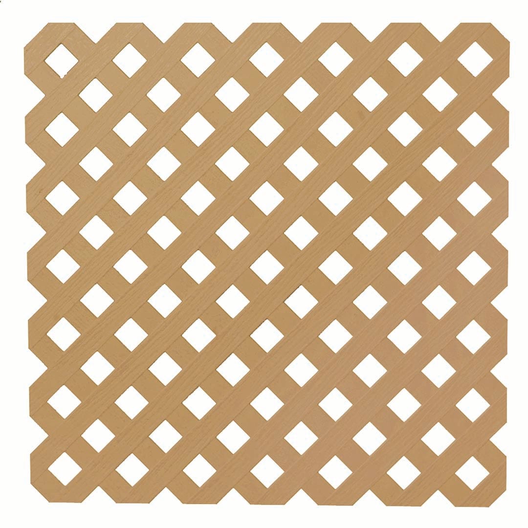 Deckorators Lattice Cedar / 4x8 Deckorators Privacy Diamond Lattice (4x8)