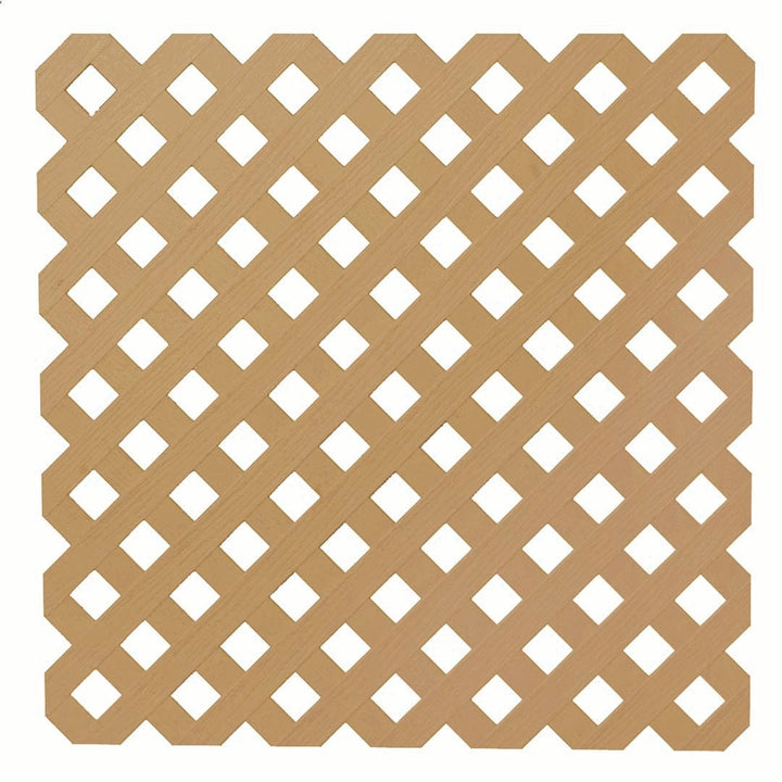 Deckorators Lattice Cedar / 4x8 Deckorators Privacy Diamond Lattice (4x8)