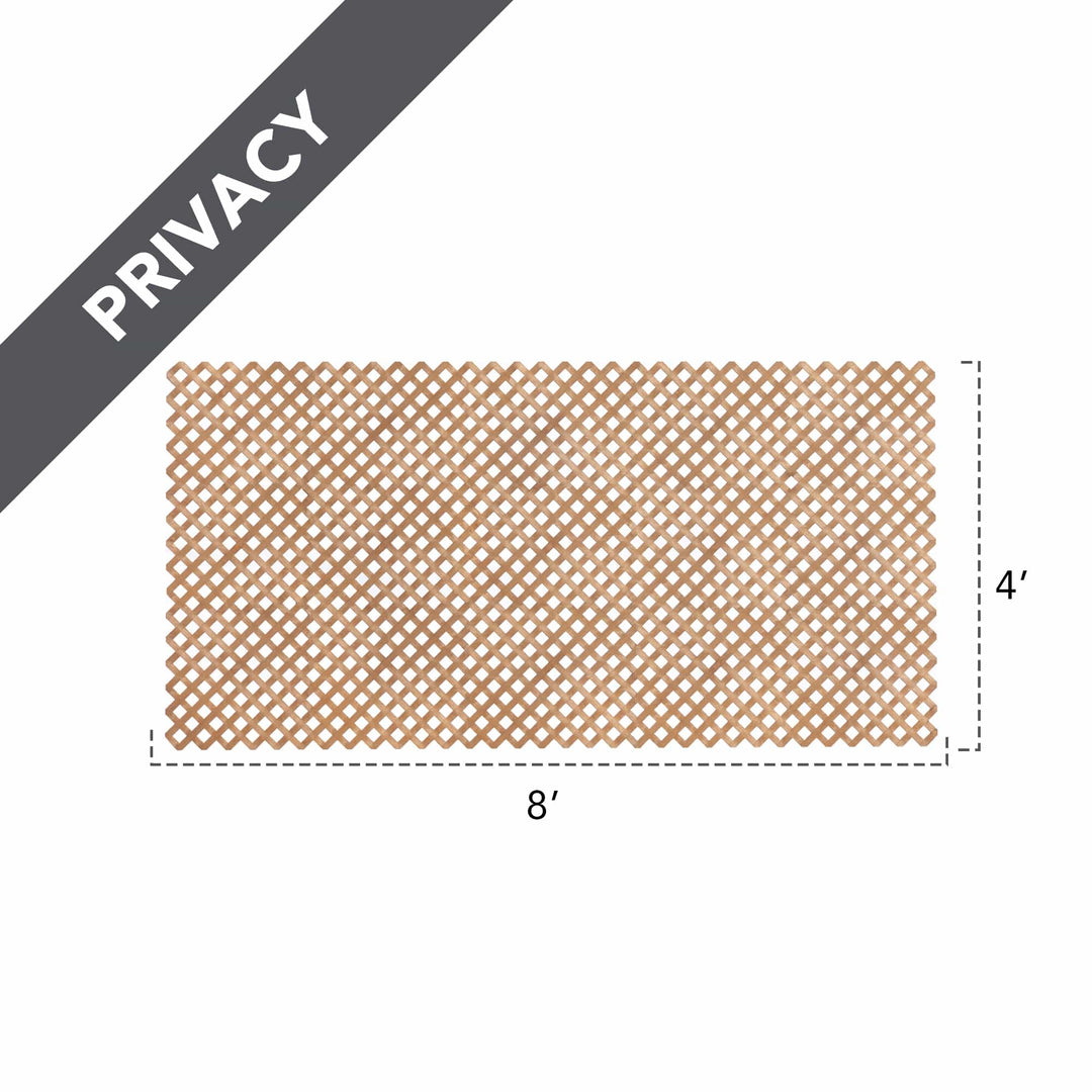Deckorators Lattice Deckorators Privacy Diamond Lattice (4x8)