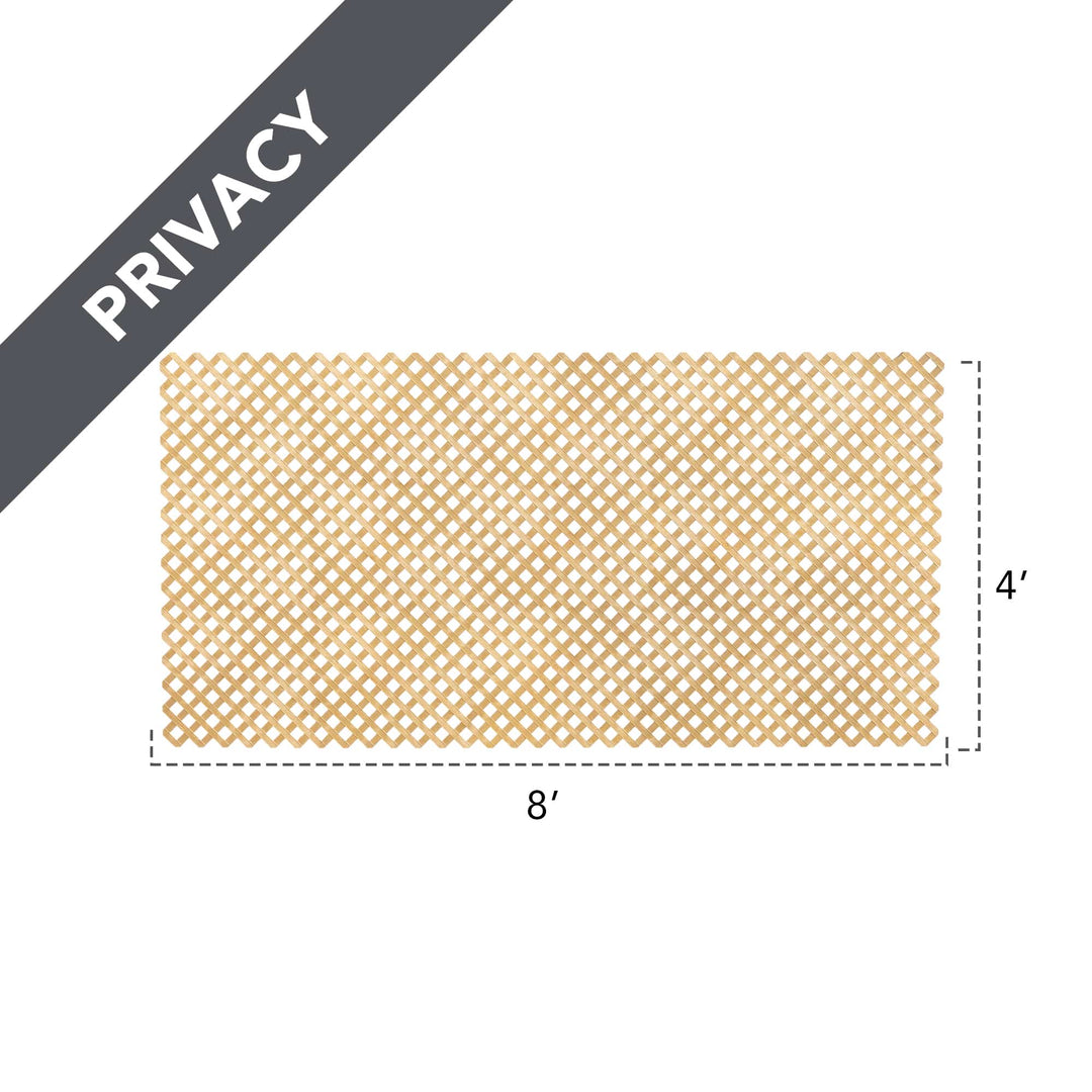 Deckorators Lattice Deckorators Privacy Diamond Lattice (4x8)