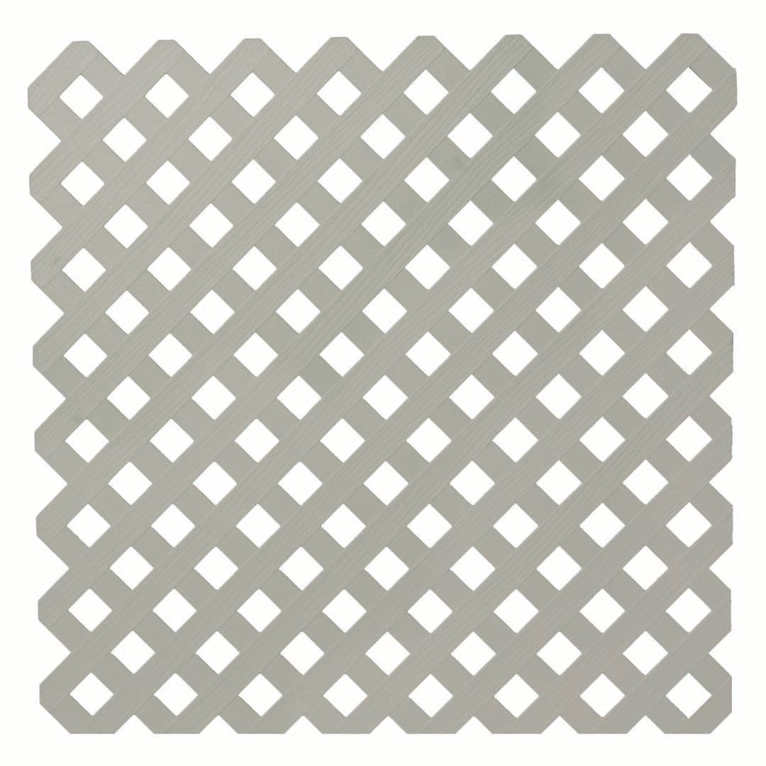 Deckorators Lattice Gray / 4x8 Deckorators Privacy Diamond Lattice (4x8)