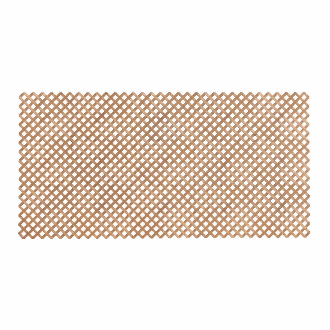 Deckorators Lattice Redwood / 4x8 Deckorators Privacy Diamond Lattice (4x8)