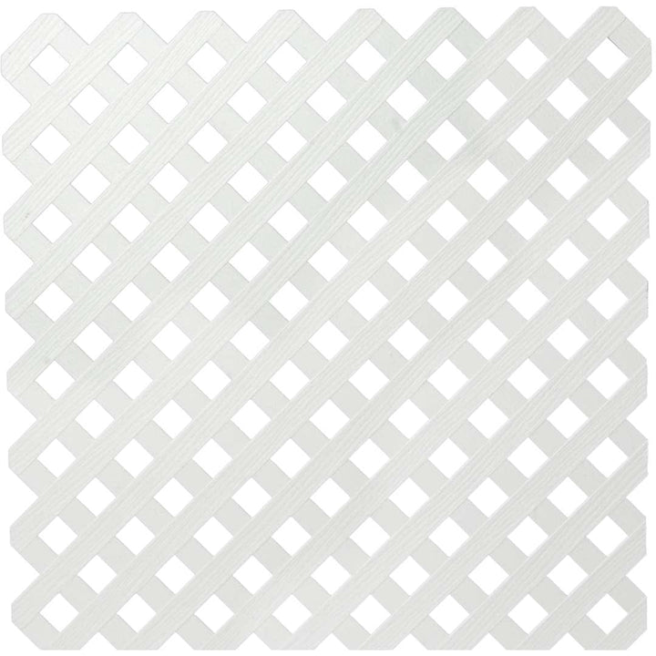 Deckorators Lattice White / 4x8 Deckorators Privacy Diamond Lattice (4x8)
