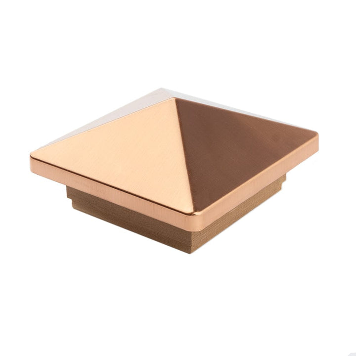 Deckorators Post Cap 4x4 / Cedar / Copper Deckorators Victoria High Point Post Cap