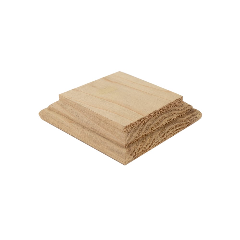 Deckorators Post Cap 4x4 / Cedar Deckorators Hatteras Castine Post Cap
