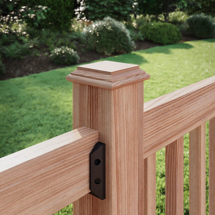 Deckorators Post Cap 4x4 / Cedar Deckorators Hatteras Castine Post Cap